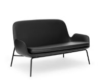 Bild von Normann Copenhagen Era Sofa Steel L: 145 cm - Ultra Leder / Schwarz 41599