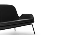 Bild von Normann Copenhagen Era Sofa Steel L: 145 cm - Ultra Leder / Schwarz 41599