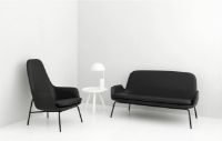 Bild von Normann Copenhagen Era Sofa Steel L: 145 cm - Ultra Leder / Schwarz 41599