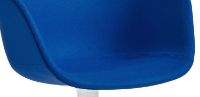 Bild von HAY AAC 21 About A Chair SH: 46 cm – Weiß pulverbeschichtetes Aluminium/Divina 756