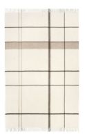 Bild von Kristina Dam Studio Plaid mit Farbverlauf, 140 x 240 cm – Naturbeige