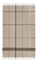 Bild von Kristina Dam Studio Plaid mit Farbverlauf, 140 x 240 cm – Naturbraun