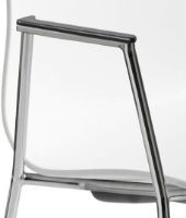 Bild von HAY AAC 18 About A Chair SH: 46 cm – Verchromter Stahl/Weiß