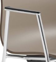 Bild von HAY AAC 18 About A Chair SH: 46 cm – Verchromter Stahl/Khaki