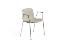 Bild von HAY AAC 18 About A Chair SH: 46 cm – Verchromter Stahl/Pastellgrün