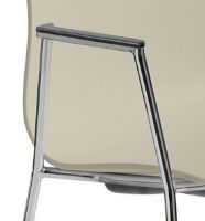 Bild von HAY AAC 18 About A Chair SH: 46 cm – Verchromter Stahl/Pastellgrün