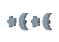 Bild von Nofred Kids Stars & Moons Haken H: 3,4 cm – Blau