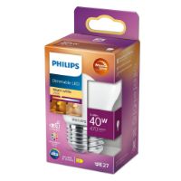 Bild von PHILIPS E27 LED-Kerzenlampe 4,5 W (40 W) – dimmbar/warm geschnitten