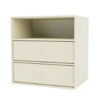 Bild von Montana Mini 1006 Modul mit 2 Schubladen 35x35 cm - 150 Vanille