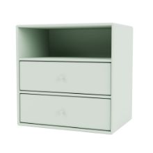 Bild von Montana Mini 1006 Modul mit 2 Schubladen 35x35 cm - 161 Mist