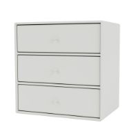 Bild von Montana Mini 1007 Modul mit 3 Schubladen 35x35 cm - 09 Nordic