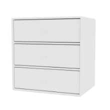 Bild von Montana Mini 1007 Modul mit 3 Schubladen 35x35 cm - 101 New White