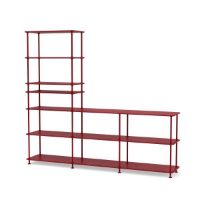 Bild von Montana Free 522100 Bücherregal mit eingelegtem Regal 203,4 x 178,1 cm – 165 Beetroot