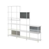 Bild von Montana Free 542100 Bücherregal mit eingelegtem Regal 203,4 x 178,1 cm – 02 Fjord