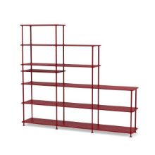 Bild von Montana Free 542100 Bücherregal mit eingelegtem Regal 203,4 x 178,1 cm – 165 Beetroot