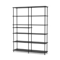 Bild von Montana Free 550100 Bücherregal mit eingelegtem Regal 138,4 x 178,1 cm – 05 Schwarz