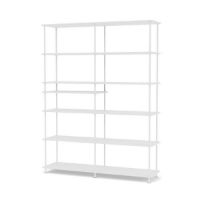 Bild von Montana Free 550100 Bücherregal mit eingelegtem Regal 138,4 x 178,1 cm – 101 New White