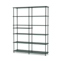 Bild von Montana Free 550100 Bücherregal mit eingelegtem Regal 138,4 x 178,1 cm – 163 Black Jade