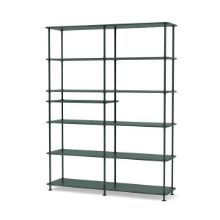 Bild von Montana Free 550100 Bücherregal mit eingelegtem Regal 138,4 x 178,1 cm – 163 Black Jade