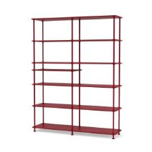 Bild von Montana Free 550100 Bücherregal mit eingelegtem Regal 138,4 x 178,1 cm – 165 Beetroot