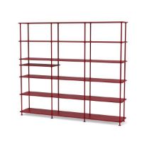 Bild von Montana Free 555100 Bücherregal mit eingelegtem Regal 203,4 x 178,1 cm – 165 Beetroot