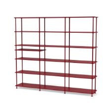 Bild von Montana Free 555100 Bücherregal mit eingelegtem Regal 203,4 x 178,1 cm – 165 Beetroot