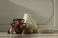 Bild von Ferm Living Keramikkorb Oval 30x15 cm - Kaschmir