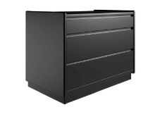 Bild von Kaagaard 338047 Kommode mit Sockel 80x51x47cm - Schwarz lackiert