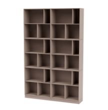 Bild von Montana Selection Read Bücherregal mit Sockel 7 cm 139,2 x 208,8 cm – 137 Pilz