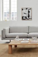 Bild von Erik Jørgensen EJ 280 2 Pers. Sofa 100 L: 240 cm – Foss 102/Gebürstetes Chrom