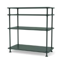 Bild von Montana Free 200100 Bücherregal mit eingelegtem Regal 73,4 x 75,8 cm – 163 Black Jade