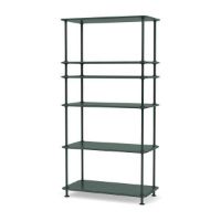 Bild von Montana Free 400100 Bücherregal mit eingelegtem Regal 73,4 x 144 cm – 163 Black Jade