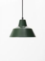 Bild von Von Hand gefertigte Werkstattlampe W3 Ø: 35 cm - Racing Green