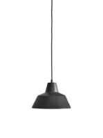 Bild von Von Hand gefertigte Werkstattlampe W4 Ø: 50 cm - Mattschwarz