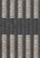 Bild von Woodnotes Cut Stripe Teppich mit genähten Kanten 140 x 200 cm – Graphit/Stein