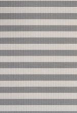 Bild von Woodnotes Big Stripe Teppich mit genähten Kanten 80 x 200 cm – Grau/Stein