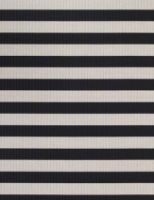 Bild von Woodnotes Big Stripe Teppich mit genähten Kanten 140 x 200 cm – Schwarz/Stein