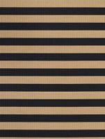 Bild von Woodnotes Big Stripe Teppich mit genähten Kanten 140 x 200 cm – Schwarz/Natur