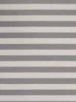Bild von Woodnotes Big Stripe Teppich mit genähten Kanten 140 x 200 cm – Grau/Stein