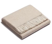 Bild von Sibast Plaid Alpaka Herringbone 200x150 cm - Beige