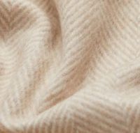 Bild von Sibast Plaid Alpaka Herringbone 200x150 cm - Beige