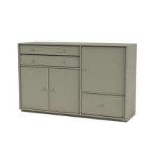 Bild von Montana Mega 201202 Beistelltisch mit Sockel 3 cm 115,2x38 cm - 144 Fenchel