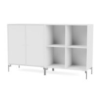 Bild von Montana Selection Paar Skænk mit Ben 139,2x69,6 cm - 101 New White / Chrome