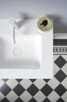 Bild von Montana Badezimmer Typ 1 – 150 Vanille/weiße Tischplatte