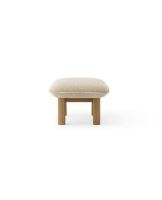 Bild von Audo Copenhagen Brasilia Ottoman H: 40 cm – Eiche natur/Schnalle