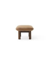 Bild von Audo Copenhagen Brasilia Ottoman H: 40 cm – Dunkel gebeizte Eiche/Dunes Cognac