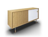 Bild von Sibast Furniture No 11 Skænk L: 152 cm - Weiße Eiche/Weiß