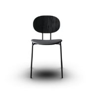 Bild von Sibast Furniture Piet Hein Stuhl SH: 45 cm – Schwarze Eiche/Nevada Schwarz