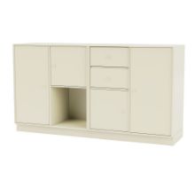 Bild von Montana Selection Couple Beistelltisch mit Sockel 7 cm 139,2 x 69,6 cm – 150 Vanille