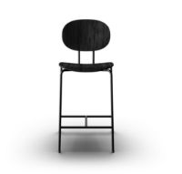 Bild von Sibast Furniture Piet Hein Barstuhl SH: 65 cm – Schwarze Eiche